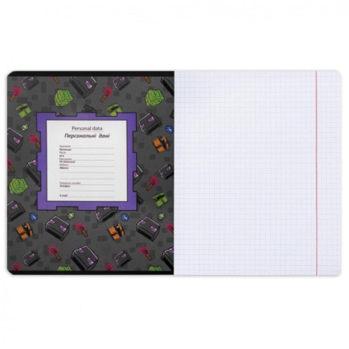 Зошит Yes Minecraft. Team 18 аркушів клітинка (767522)