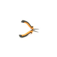 Плоскогубці Voltronic довгогубці вигнуті, сіро-жовтогарячі ручки, 125мм, 55гр (YT-MT125Cur)