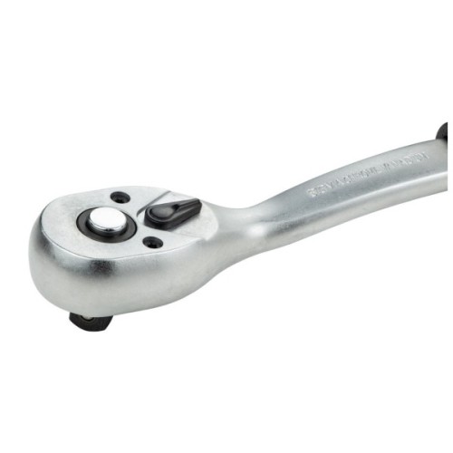 Тріскачка Sigma із вигнутою ручкою 3/8" 200мм 72T CrV (6050081)