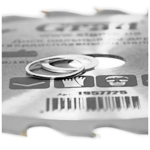 Диск пильний Grad по дереву з твердосплавними напайками Ø185×22.2(20;16)×24Т, 8000об/хв GRAD (1957725) (1957725)