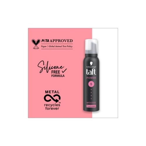 Пінка для волосся Taft Cashmere Power 5 200 мл (9000100477789)