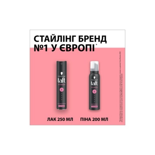 Пінка для волосся Taft Cashmere Power 5 200 мл (9000100477789)