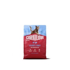 Сухий корм для кішок Carnilove Active Salmon & Turkey Sterilised 2 кг (8595602581559)