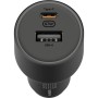 Зарядний пристрій Xiaomi 1xUSB-C + 1xUSB 67W car adapter (973434)