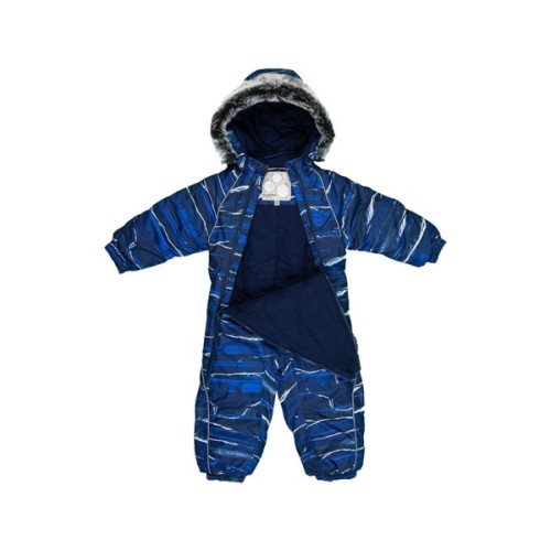 Комбінезон дитячий Huppa ORION 36300030 темно-синій з принтом 74 (4741468717074)