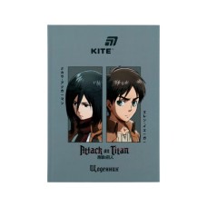 Щоденник шкільний Kite Attack on Titan, тверда обкладинка (AT26-262)