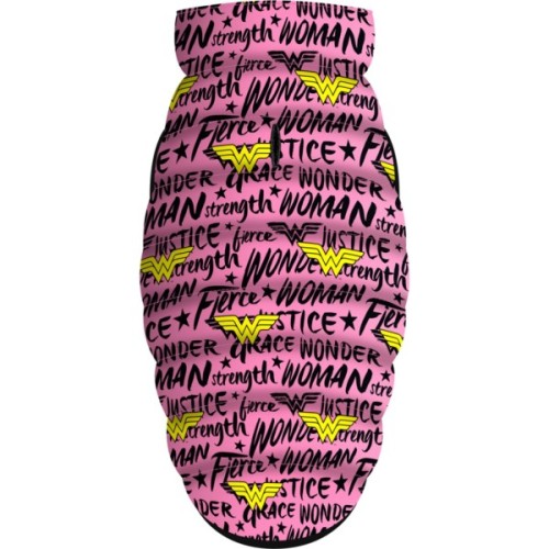 Курточка для тварин WAUDOG Clothes "Диво-жінка в рожевому" L 55 (0955-4010)