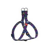 Шлея для собак WAUDOG Nylon з QR паспортом анатомічна "Інді" L (4974)