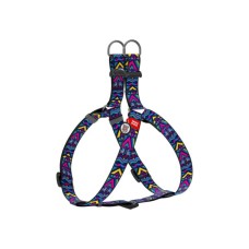 Шлея для собак WAUDOG Nylon з QR паспортом анатомічна "Інді" L (4974)