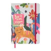 Книга записна ZiBi Animals A5 в клітинку тверда обкладинка на резинці 96 аркушів, біла (ZB.115101)