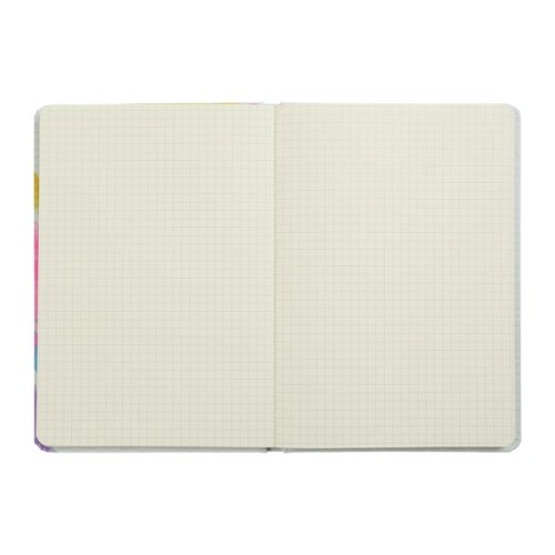 Книга записна ZiBi Animals A5 в клітинку тверда обкладинка на резинці 96 аркушів, біла (ZB.115101)