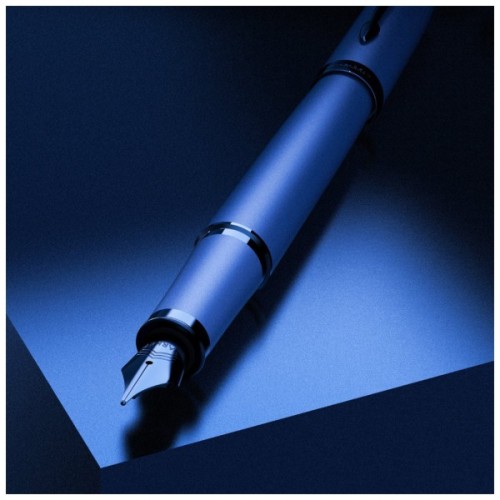 Ручка пір'яна Parker IM 17 Professionals Monochrome Blue  FP F (28 111)