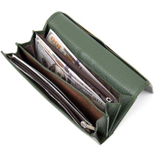 Гаманець ST Leather Зелений (19389)