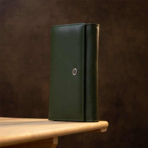 Гаманець ST Leather Зелений (19389)