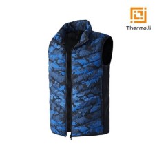 Жилет з підігрівом Thermalli La Norma синій комуфляж S (40880003S)