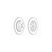 Гальмівний диск FERODO DDF1872C