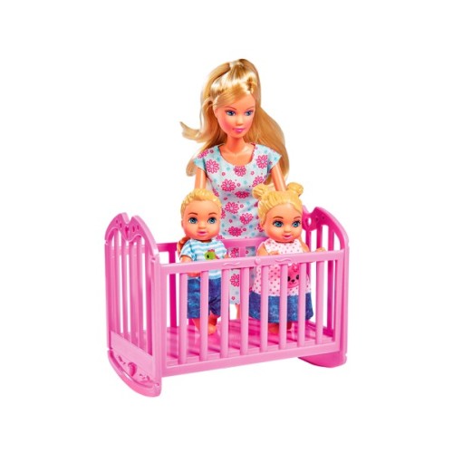 Лялька Simba Штеффі з дітьми та аксесуарами (5736350)