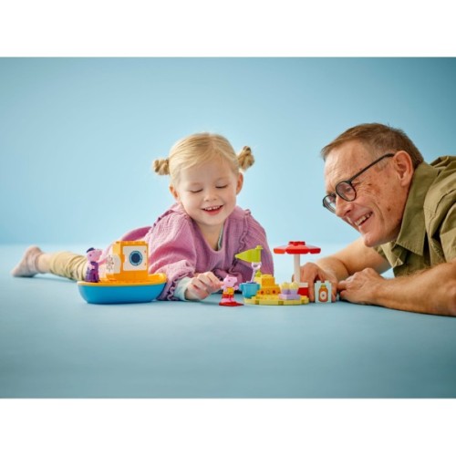 Конструктор LEGO DUPLO Peppa Pig Морська прогулянка Пеппи на човні (10432)