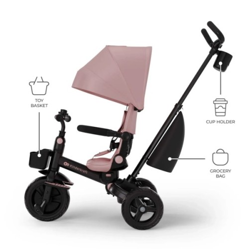 Дитячий велосипед Kinderkraft Aveo 2 Plus Pink (KRAVEO02PNK0000) (5902533929467)