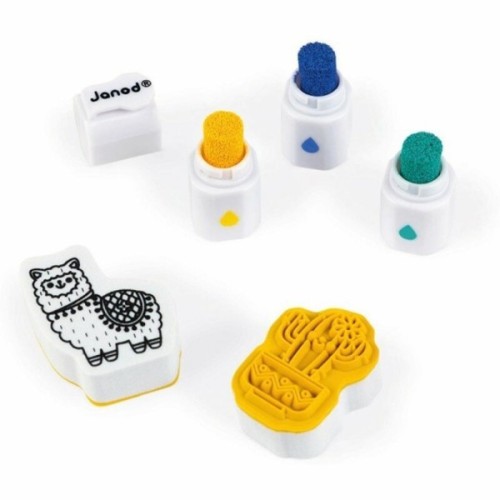 Набір для творчості Janod Штампы Мир 50 шт. (J07800)