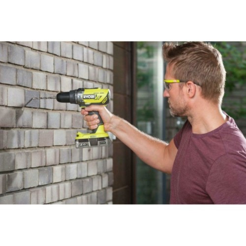 Шуруповерт Ryobi ONE+ R18PD3-242S 18V, 1х2Ah, 1х4Ah, 50Нм, 500/1800об/хв, сумка (5133003820)