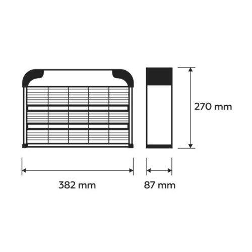 Інсектицидна лампа Eurolamp Для внутрішнього використання 20W 220V IP20 (MK-20(FLUOR)new) (4262380667075)