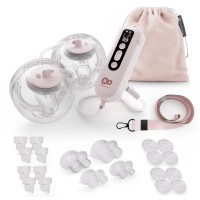 Молоковідсмоктувач Kinderkraft подвійний електричний GentleFlow Pink (5902533931033)