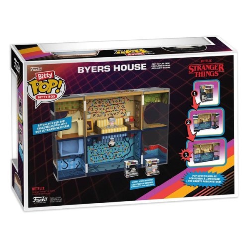 Ігровий набір Funko Pop Bitty Pop Boxes Stranger Things Будинок Баєрса (85534)