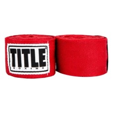 Бинт для спорту Title Boxing Traditional Weave 180" 4.5м Red (HW RD) Бинт для спорту Title Boxing Traditional Weave 180" 4.5м Red (HW RD)