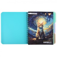 Блокнот Yes А5 Dreamer animals 144 аркуша пластикова обкладинка (681972)