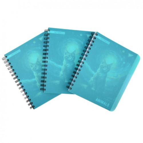 Блокнот Yes А5 Dreamer animals 144 аркуша пластикова обкладинка (681972)
