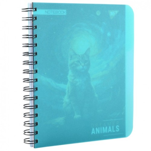 Блокнот Yes А5 Dreamer animals 144 аркуша пластикова обкладинка (681972)