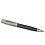 Ручка кулькова Parker SONNET 17 Metal & Black Lacquer GT BP (68 132)