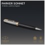 Ручка кулькова Parker SONNET 17 Metal & Black Lacquer GT BP (68 132)