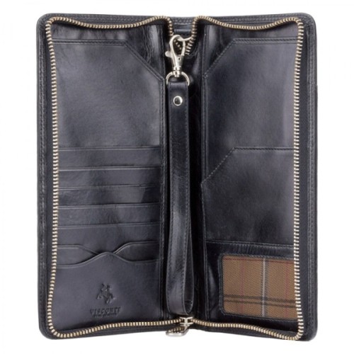 Портмоне Visconti Дорожнє MZ101 Wing Italian Black (MZ101 IT BLK)