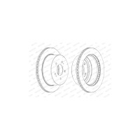 Гальмівний диск FERODO DDF2170C