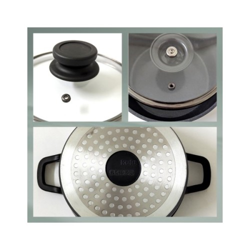 Каструля Kela Atura, з кришкою 20 см, 1.7 л (15170)