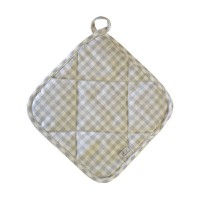 Кухонна прихватка Прованс Bella сiра клiтинка 25х25 см (4823093416765)