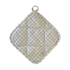 Кухонна прихватка Прованс Bella сiра клiтинка 25х25 см (4823093416765)