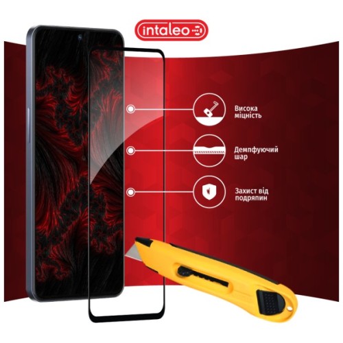 Скло захисне Intaleo Full Glue ZTE V40S Black (1283126575693)