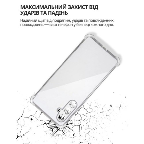 Чохол до мобільного телефона BeCover Anti-Shock Samsung Galaxy A37 5G SM-A376 Clear (714865)
