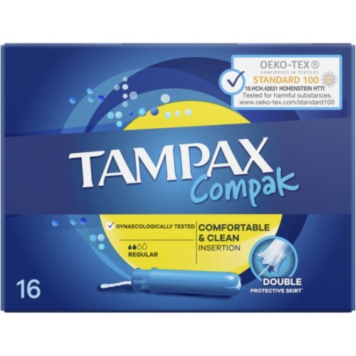 Тампони Tampax Compak Regular з аплікатором 16 шт. (4015400219538)