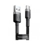 Дата кабель USB 2.0 AM to USB-C 1.0m 3A grey-black Baseus (CATKLF-BG1)
