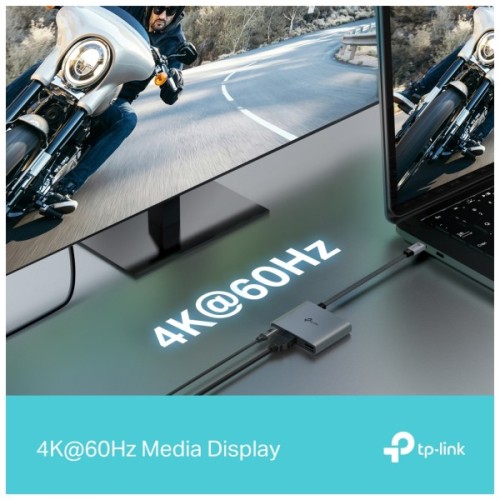 Концентратор TP-Link USB-C 3-in-1 1xUSB 3.0 + 1xUSB-C PD 100W + 1xHDMI (UH3020C)