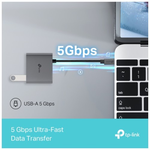 Концентратор TP-Link USB-C 3-in-1 1xUSB 3.0 + 1xUSB-C PD 100W + 1xHDMI (UH3020C)