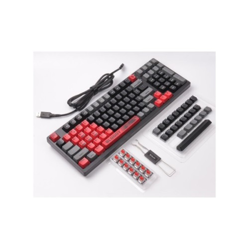 Клавіатура A4Tech Bloody S98 RGB BLMS Red Switch USB Sports Red (4711421000390)