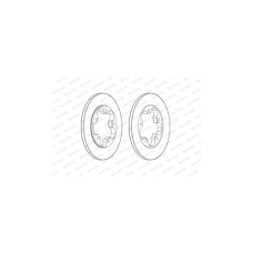 Гальмівний диск FERODO DDF2484C