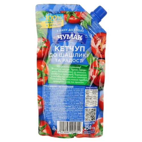 Соус Чумак Кетчуп до шашлику 250 г (4823096005614)