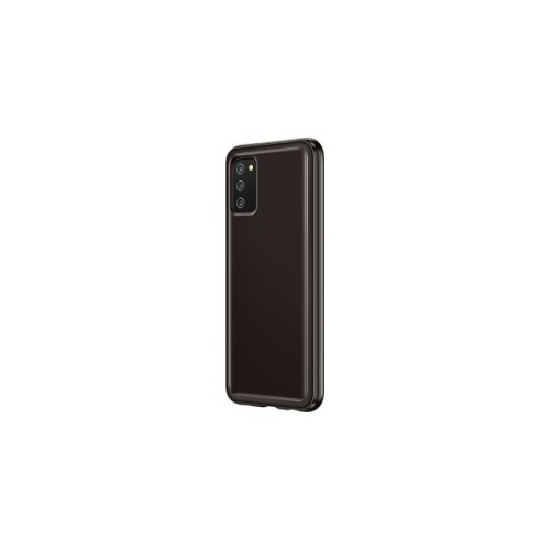 Чохол до мобільного телефона Samsung Soft Clear Cover Galaxy A03s (A037) Black (EF-QA037TBEGRU)