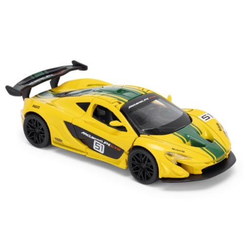 Машина TechnoDrive McLaren P1 жовтий 124 (250943MLP1YW)